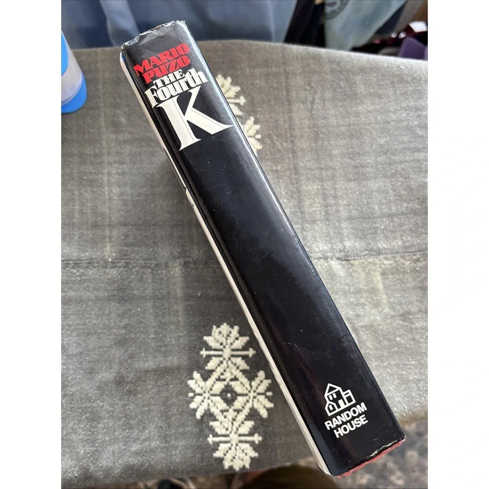The Fourth K - Mario Puzo - First Edition - 1990 - RARE Hardcover & Dust Jacket